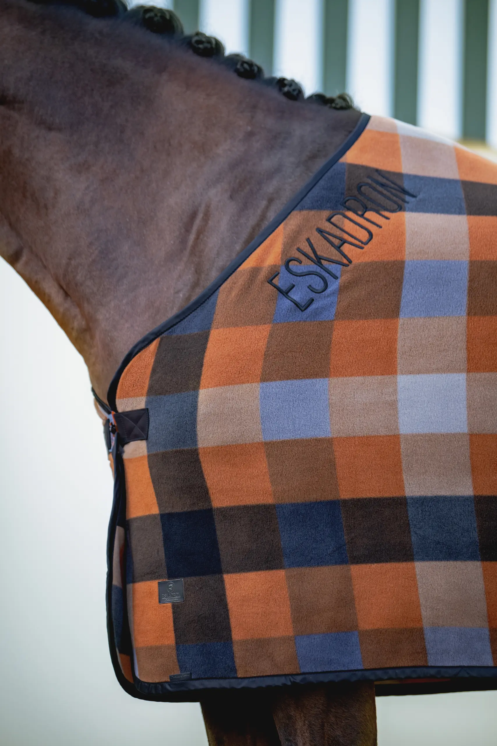 Abschwitzdecke FLEECE CHECK Platinum 2026