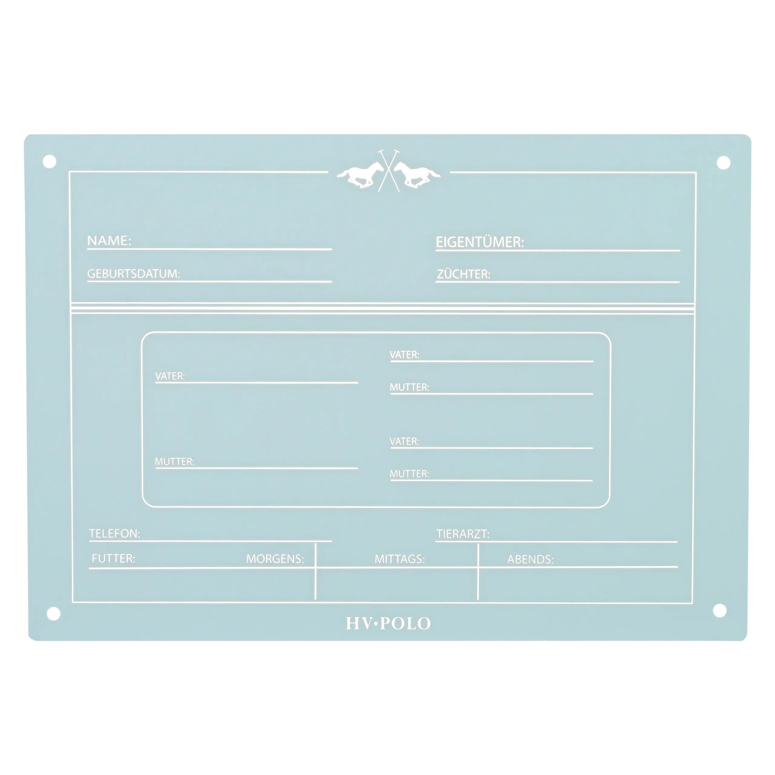 Boxenschild German HVPPolo Sommer 2026