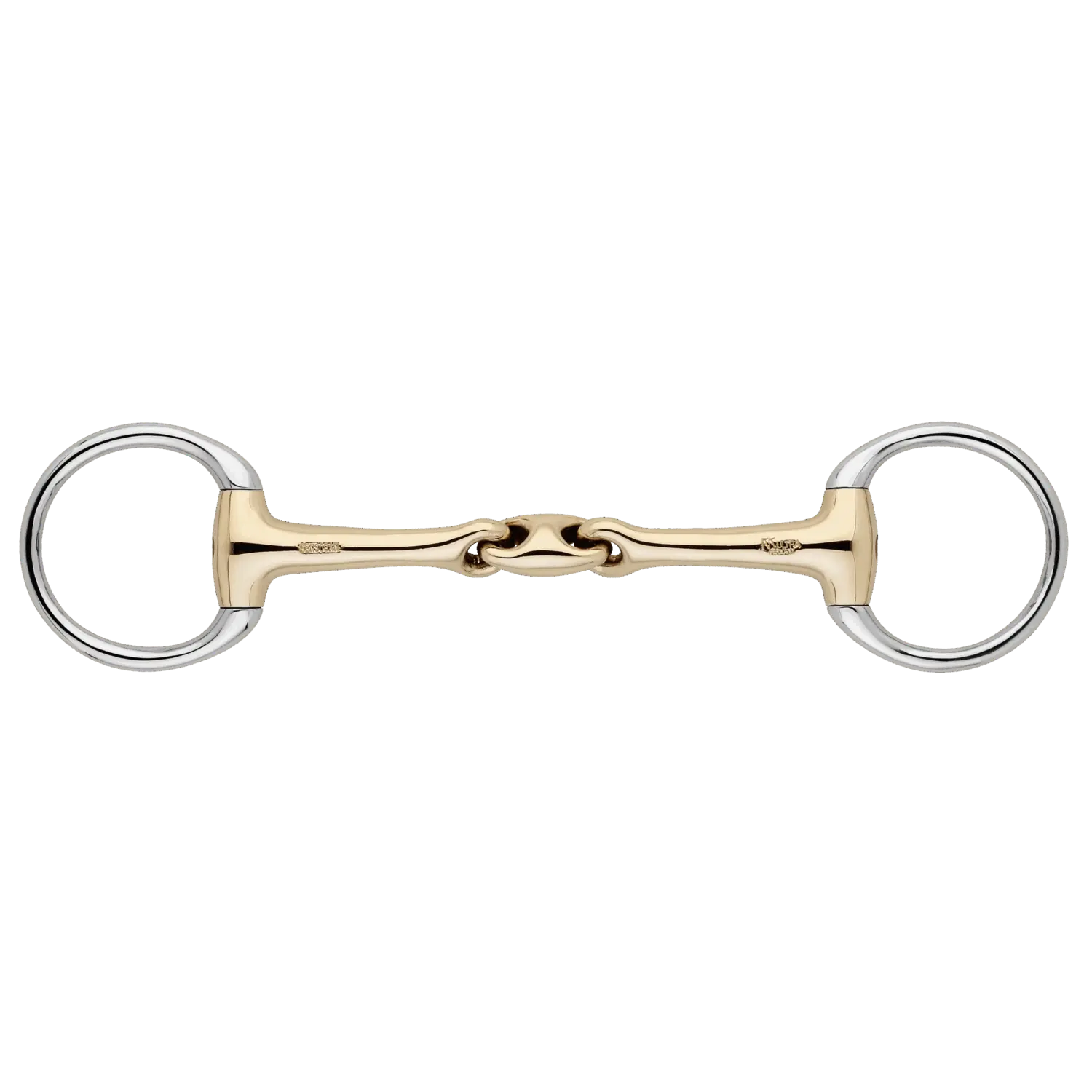 KK ULTRA Olivenkopfgebiss-Unterlegtrense 14mm - Sensogan mit Edelstahlseiten