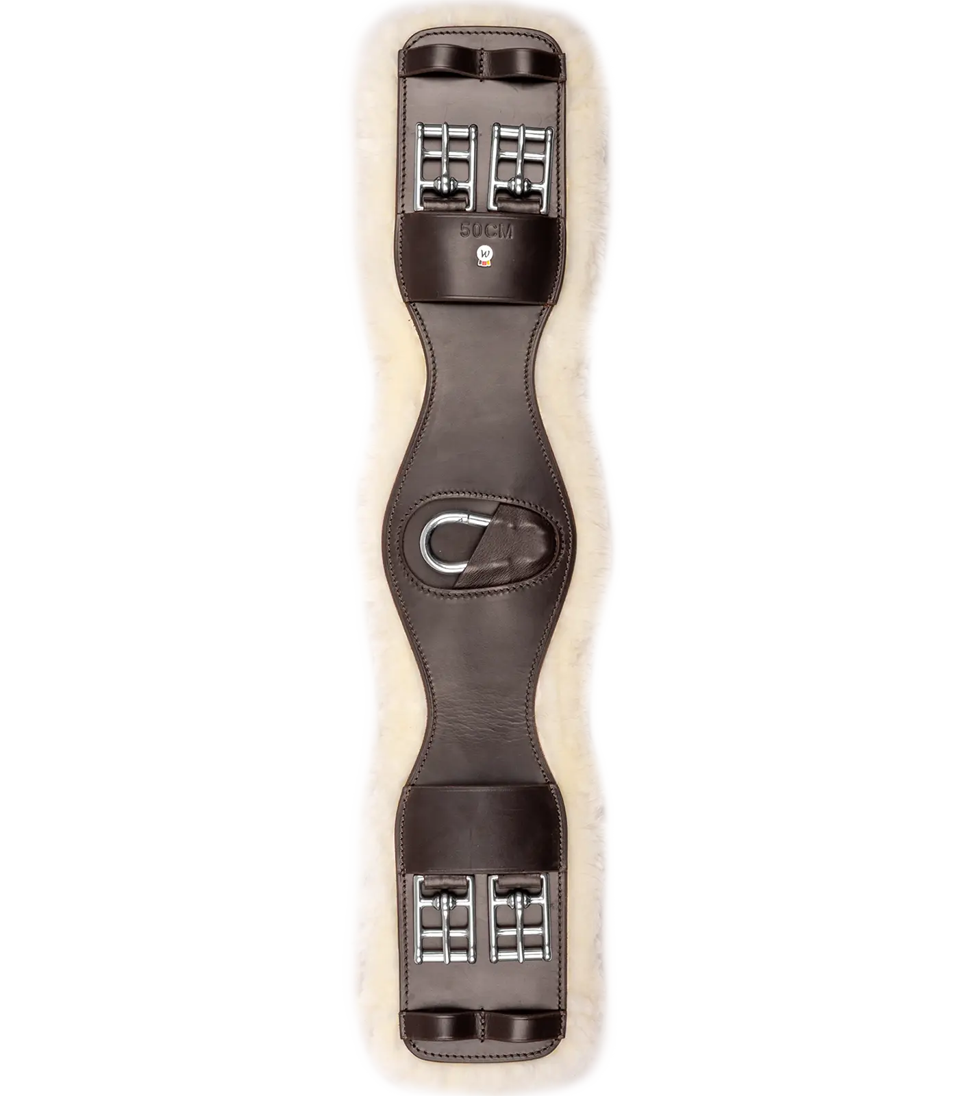 Waldhausen leather short girth with ECO Wool